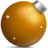 Golden ball icon 48x48
